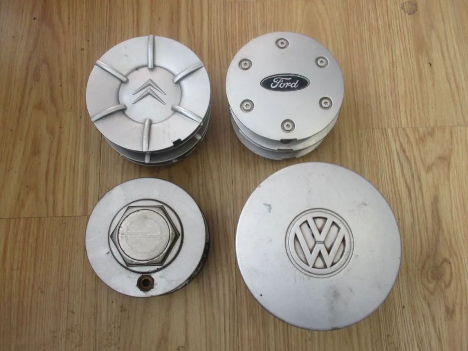 4 Centros Roda jante Citroen C3 Ford Fiesta Opel Corsa Volkswagen