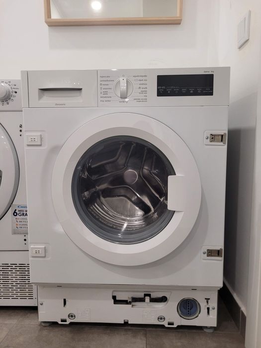 Conjunto Encastre: Máq. Lavar Siemens 8kg + Máq. Secar Candy Bomba Calor (A+)