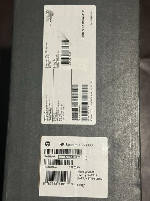 HP Spectre 13t-3000 новий преміум ультрабук Intel i5 SSD 512ГБ