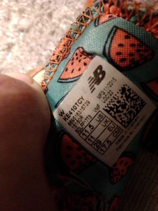 Sapatilhas de criança New Balance n. 29