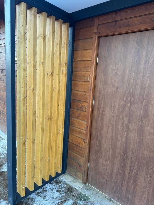 Daszek nad drzwi wejściowe, poliwęglan lity, zadaszenie !