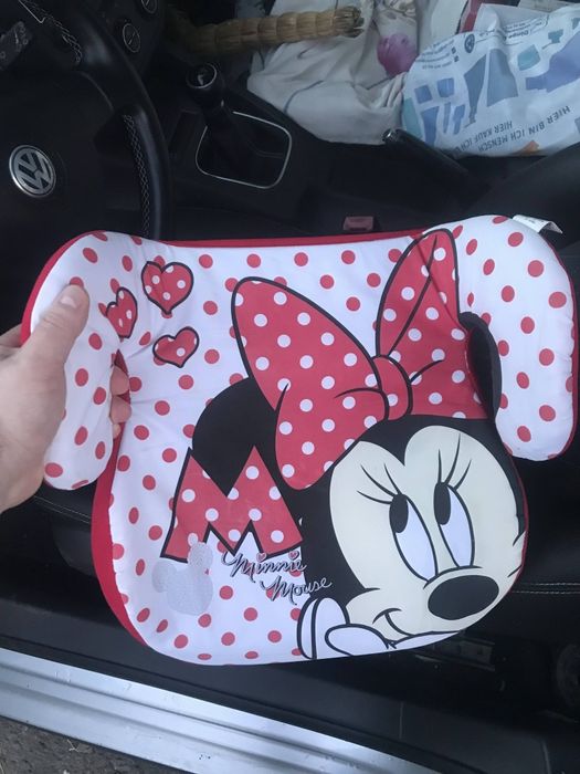 Бустер дитячий Minnie mouse,крісло дитяче в авто