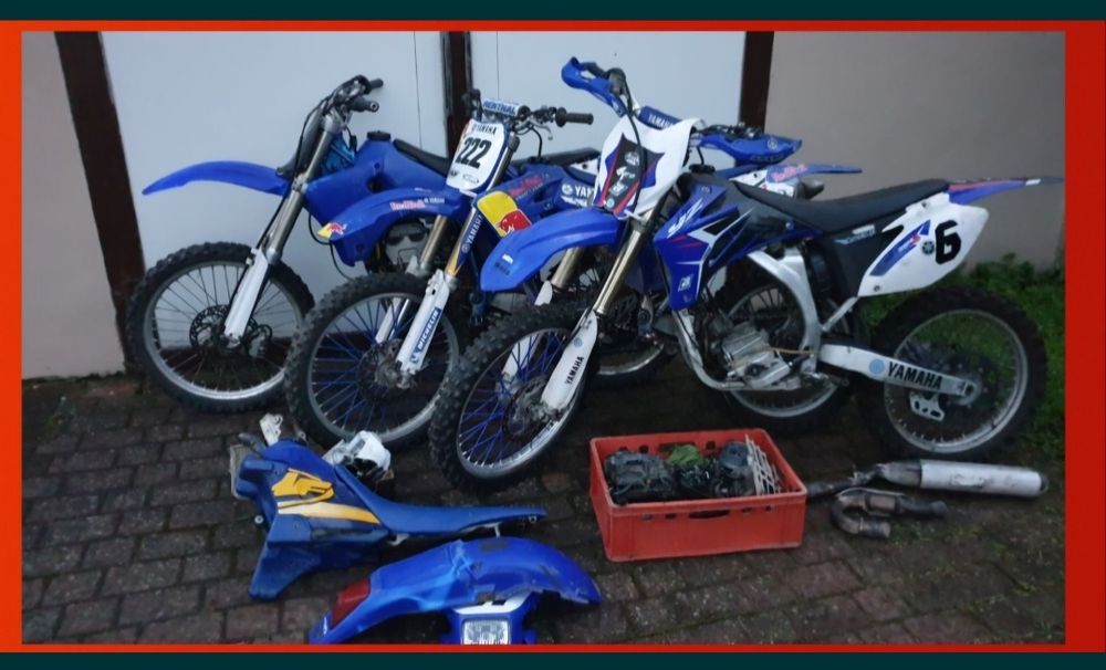 Na czesci 3x yamaha 450 yzf / wr 97 - 09r   glowica plastiki koło lagi