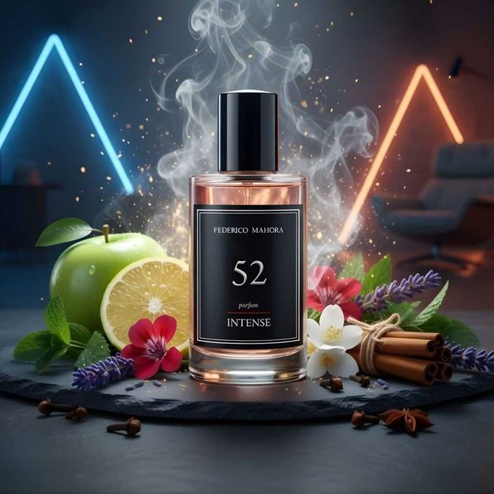 Perfumy męskie FM 52 Intense 20% 50ml Szyprowe Frezja Brzoskwinia Wanilia