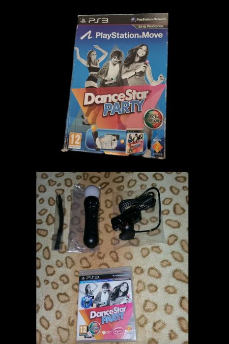 Jogo playstation 3 / ps3 Dance star party + Comando movimento + Camera