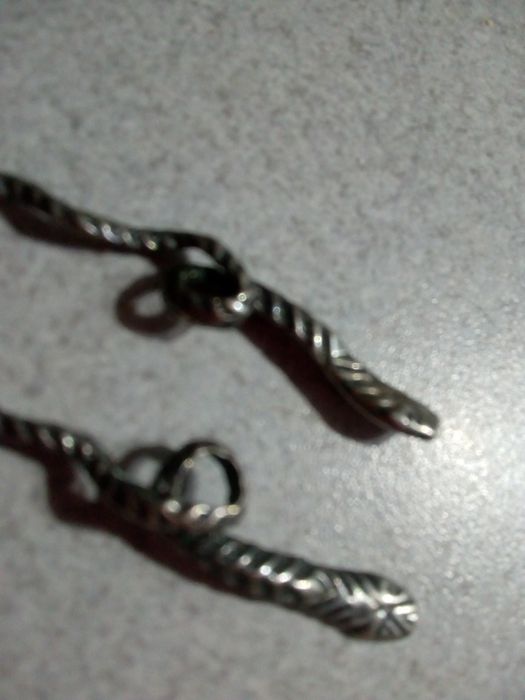 Kolczyki srebrne węże