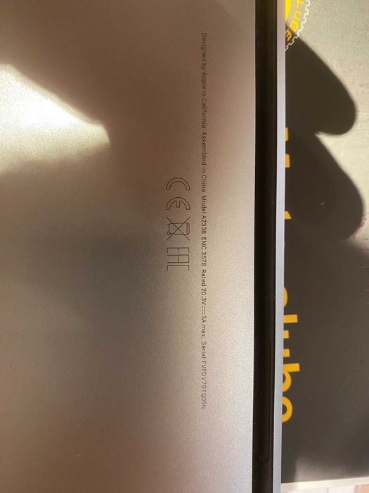 Apple MacBook Pro 13in 2021 para peças64309591779586121