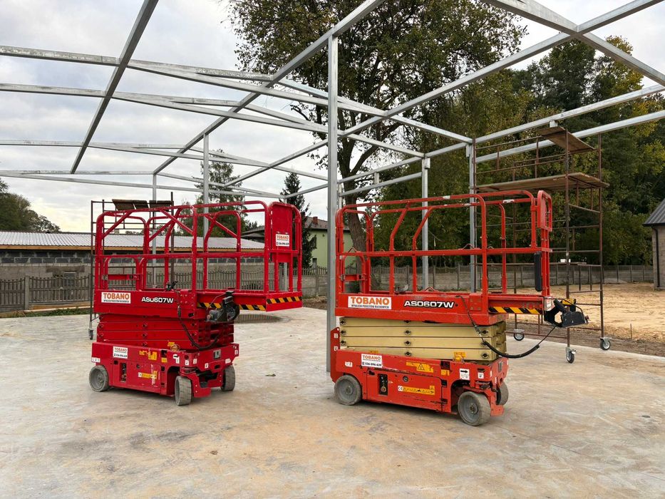 WYNAJEM Zwyżki podnośniki przegubowe koszowe teleskopowe nożycowe