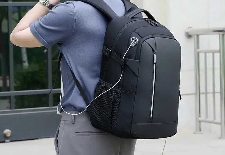 Рюкзак Norden 1801 Черный Городской Мужской Ручная кладь для ноутбука