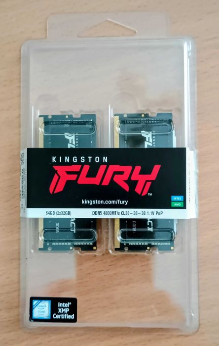 Пам'ять ноутбука Kingston FURY Impact DDR5 64GB (2x32GB) 4800MHz