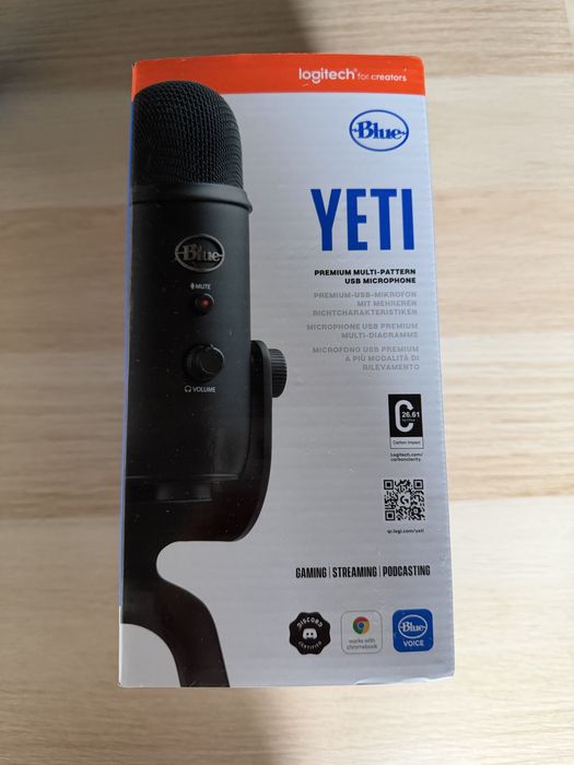 Logitech Blue Yeti USB – stan idealny, komplet, oryginalne pudełko