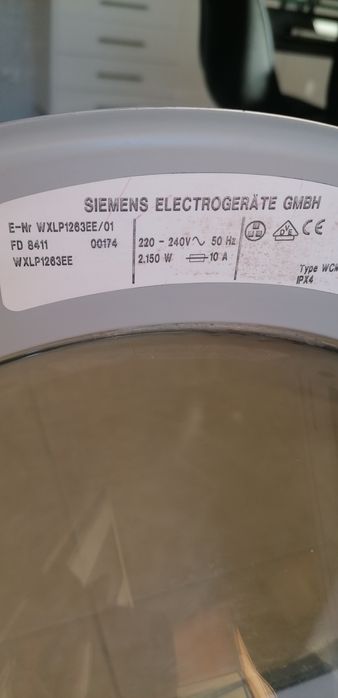 Máquina lavar roupa para peças