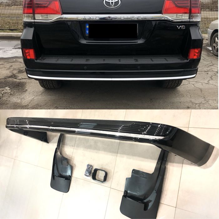 Юбка губа обвес переднего заднего бампера Toyota Land Cruiser 200