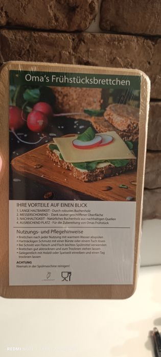 Deska śniadaniowa bukowa