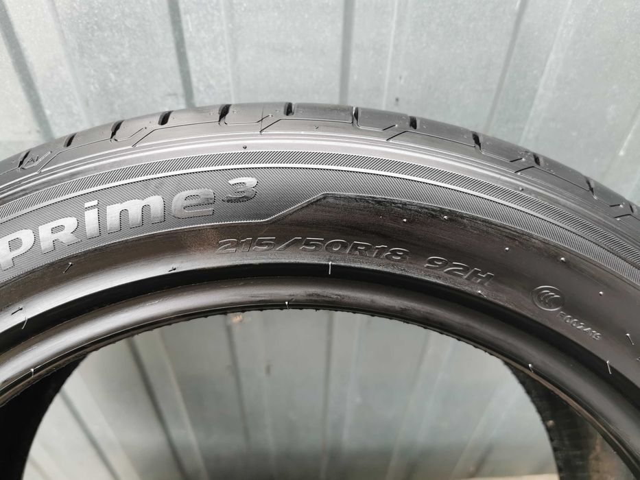 311) Opona - 215/50/18 - Hankook - 6.5mm - 1x2021 - Letnia
