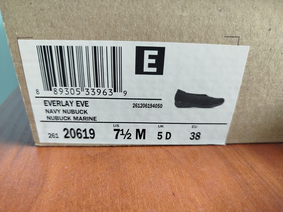 Туфлі мокастни clarks 37 розмір, оригінал