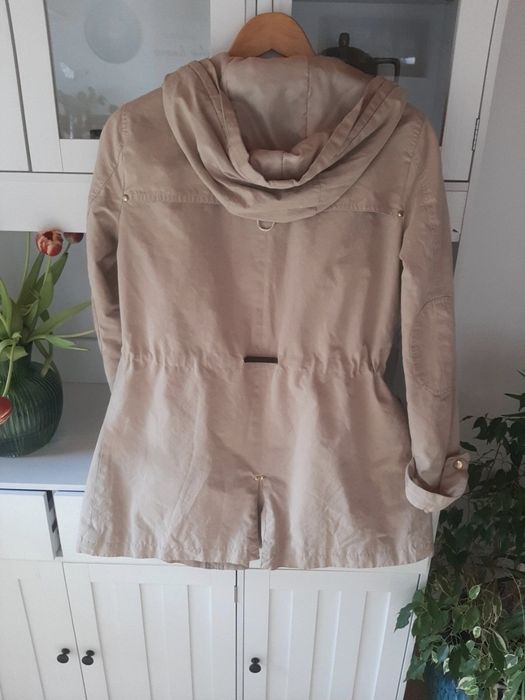 Parka Zara M/38 beżowa
