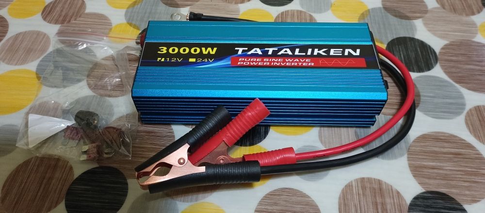 Інвертор перетворювач 12-220V з чистою сінусоїдою Tataliliken 3000W