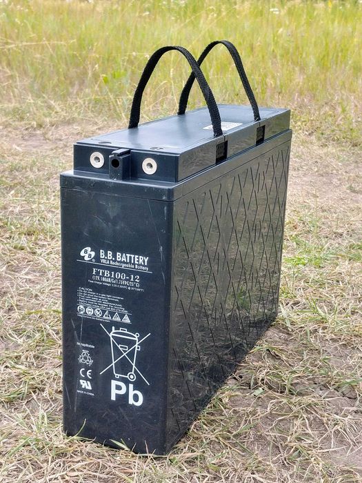 Гелевый аккумулятор 100A AGM тяговый для лодки, электромотора, коляски