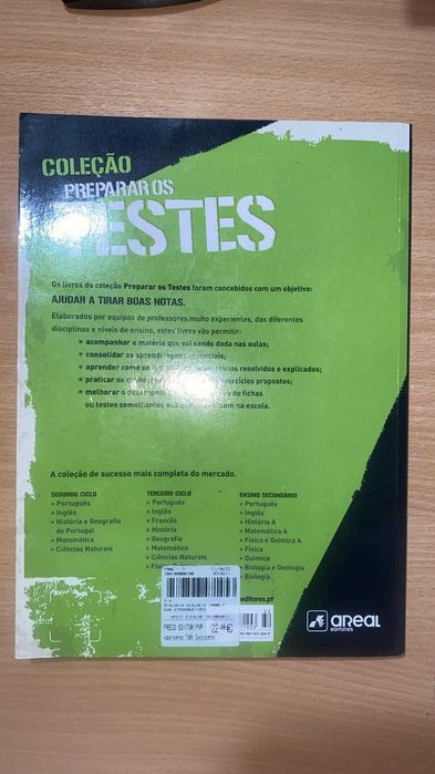 Livro - "Preparar os testes: Biologia e Geologia 10ºano"