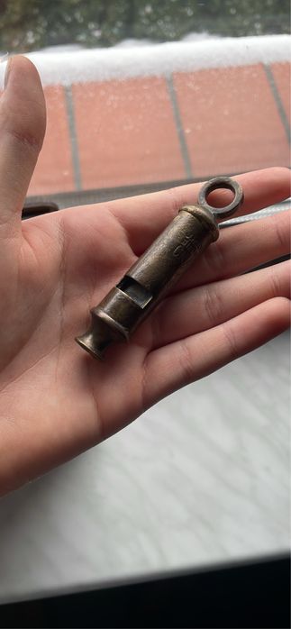 WW2 British military wishtle J. Hudson & Co2, marked 1952, Broad Arrow