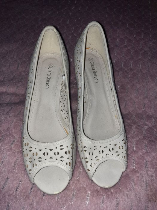 Buty 39 na małym koturnie klinie obcas letnie lato