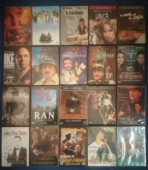 Lote 160 DVD'S originais (Lote 11)