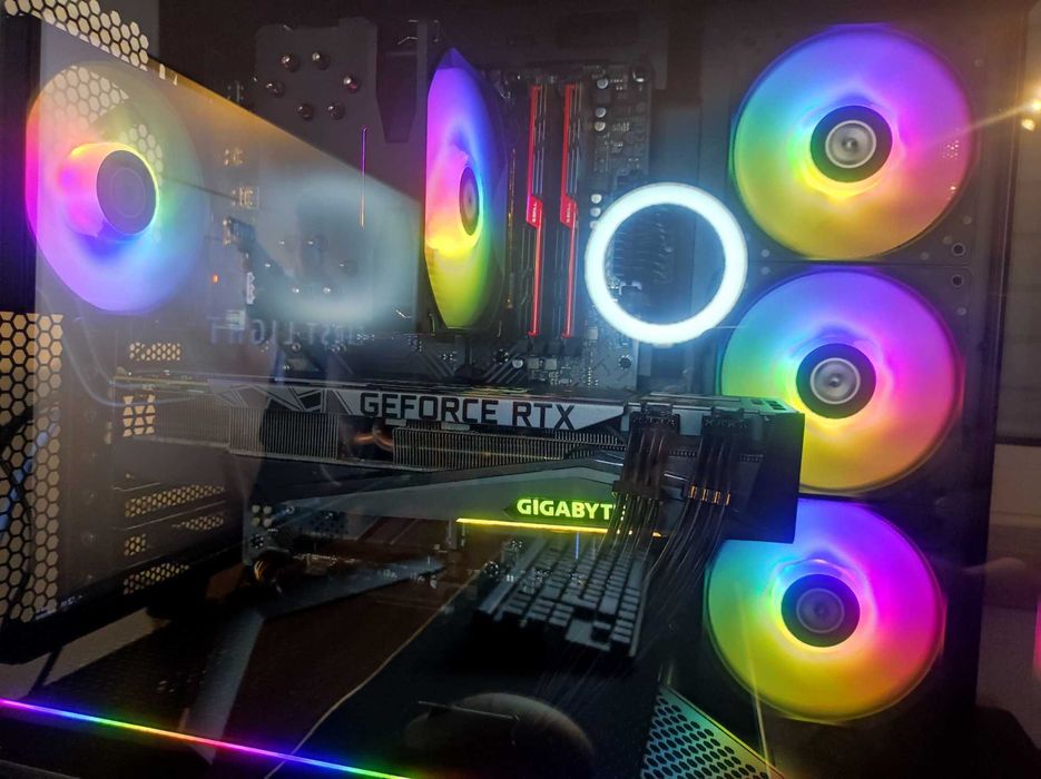 PC Gaming Ryzen 5500X3D • RTX 3080 • 16GB 3600MHz • 1TB SSD • ARGB • Lian Li