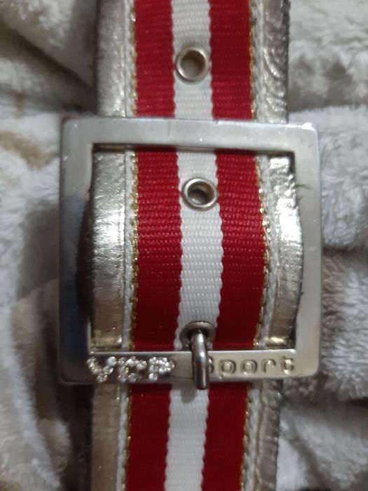 Cinto vermelho e branco VDP