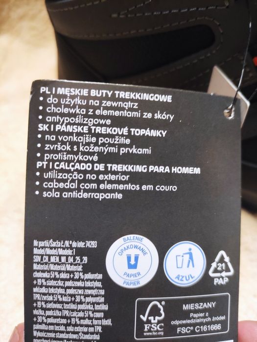 Nowe buty trekkingowe Go Active r. 44