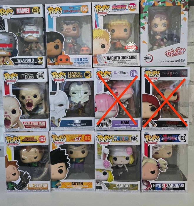 Фігурки фанко поп Funko pop розпродаж