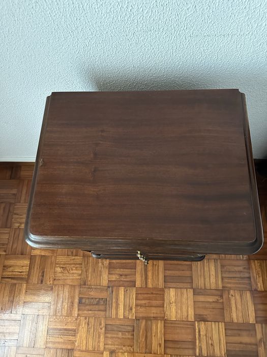 Quarto de casal em mogno - usado (ler até ao fim)