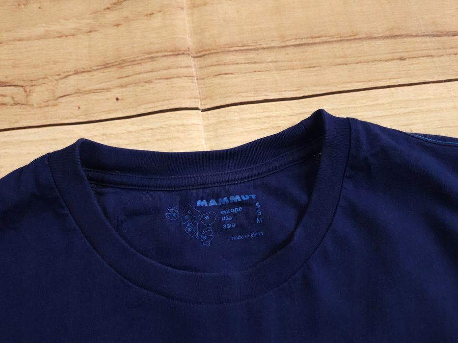 MAMMUT Urban Ascent Koszulka T-Shirt Granatowa Logo r. S