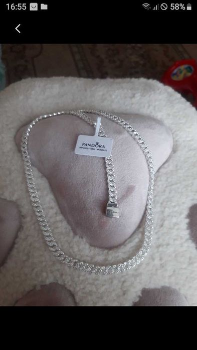 Браслет пандора " Кубинське плетіння паве"