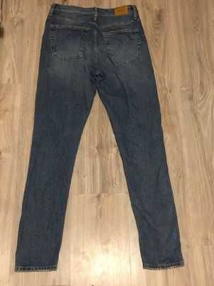Niebieskie dżinsy (Bershka Skinny Highrise)