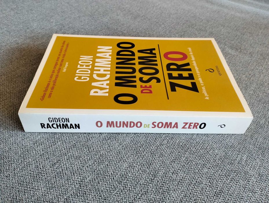 Livro "O mundo de soma zero" de Gideaon Rachman