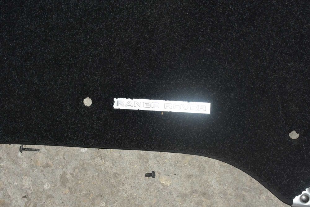 Dywaniki welurowe wykładzina Range Rover L405 UK