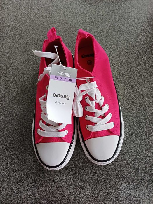 Trampki różowe nowe r. 38