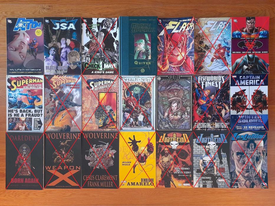 Lote 44 BD Batman, Superman, Star Wars, Marvel, DC, Conan, Aria, etc