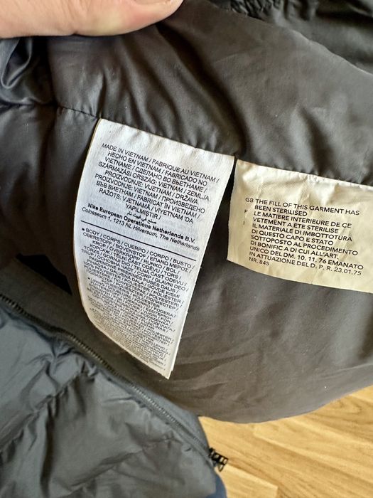 Мужская зимняя куртка польто с капюшоном парка Nike XL