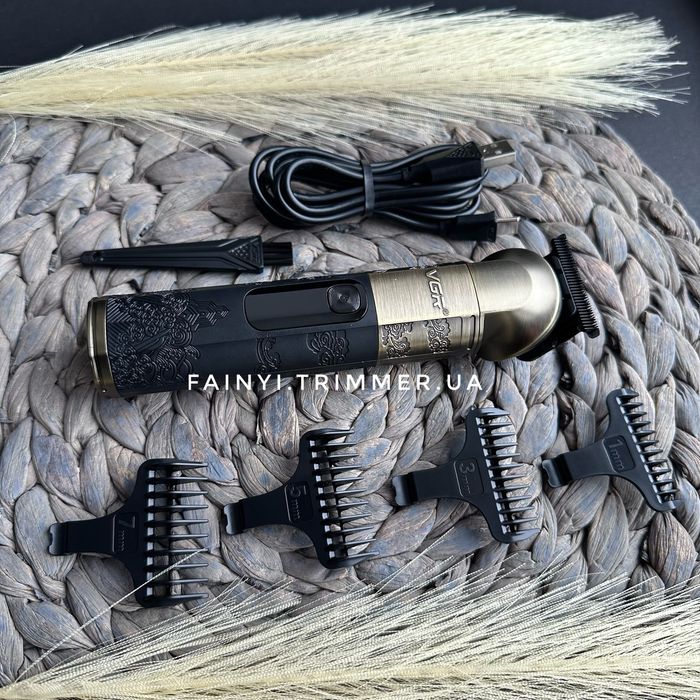 ‼️АКЦІЯ‼️Тример для стрижки бороди  голови VGR SteelPro шейвер бритва