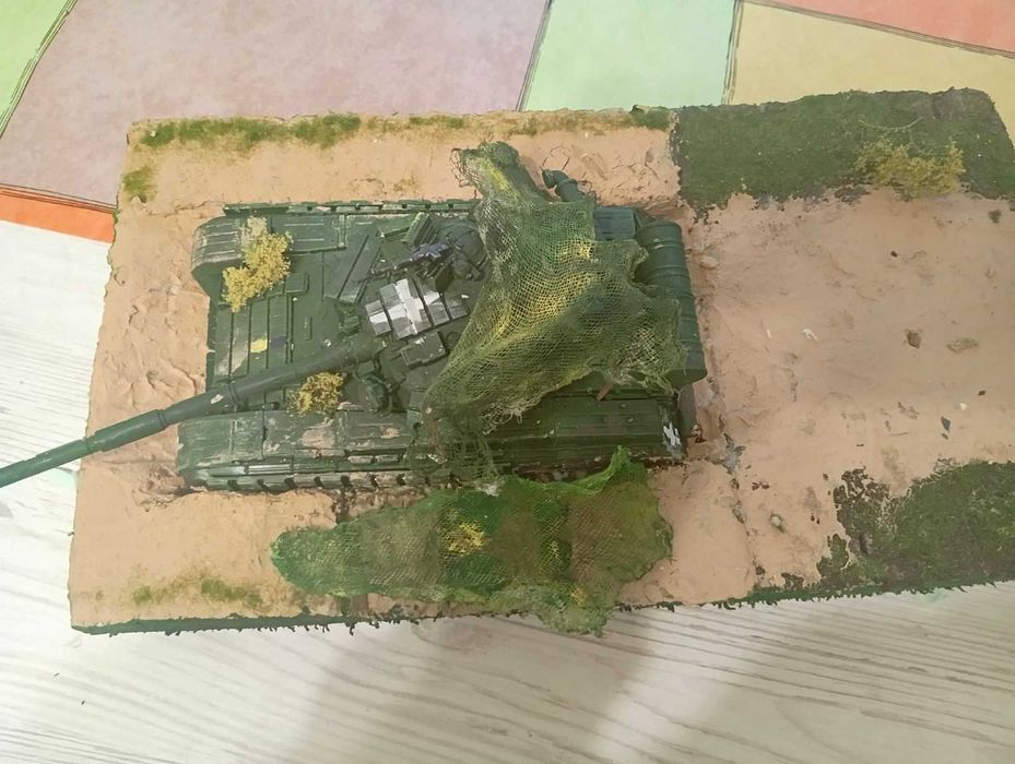 діорама танк т64 бв в капонірі 1/35