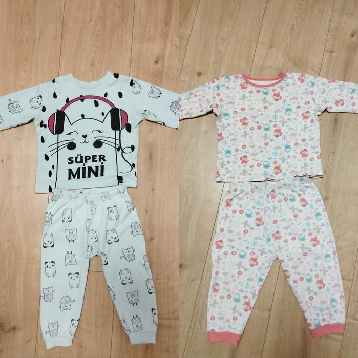 Пижамки набор 80-86р. Рубашка-туника в клетку, 86 р.