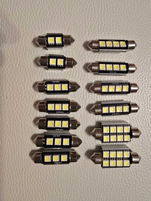 LEDS Brancos - C5W c/ Canbus - NOVOS