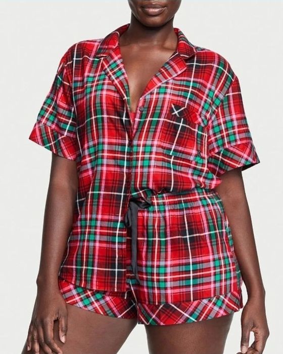 Піжама фланель домашній костюм Victoria's secret