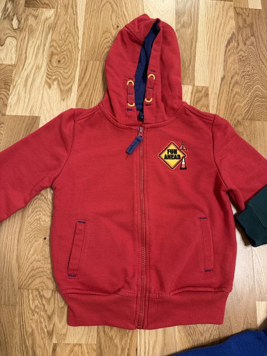 Bluzy dresowe rozpinane r. 104 spiderman