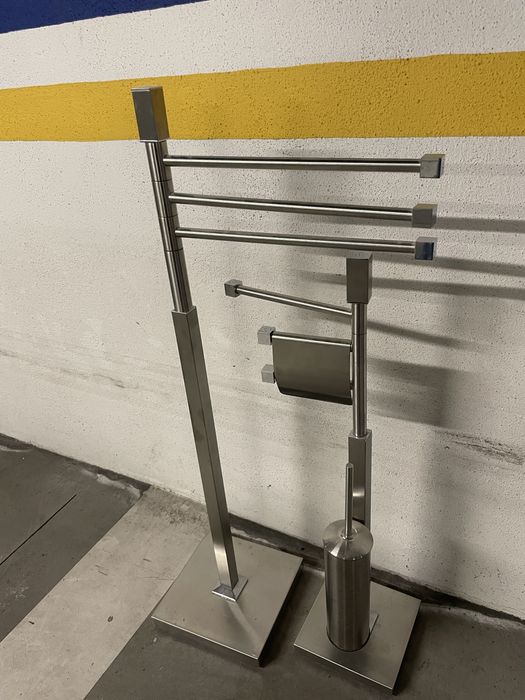 Conjunto inox casa de banho