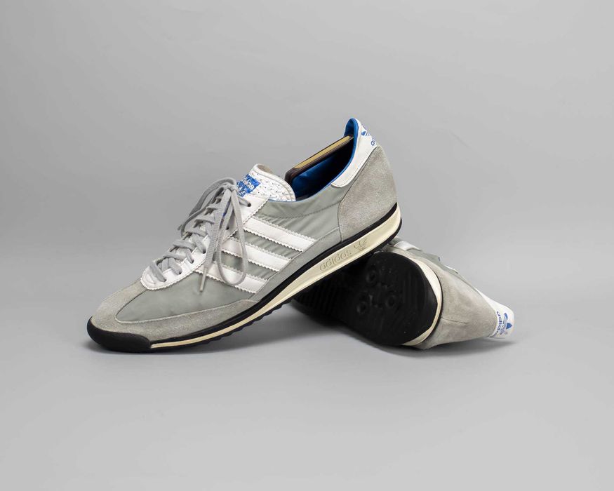 Крутые замшевые кроссовки Adidas SL72.46 размер