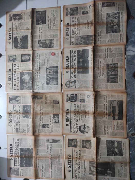 21 Jornais O Século de 1976 e 1977