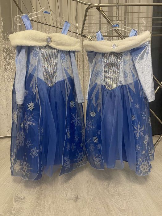 Костюм ельзи зими сніжинки на вік 4 5 6 7